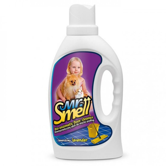 Soluție pentru Curățarea Petelor și Mirosurilor Mr. Smell – Pentru Podea, Aromă de Lavandă – 1000 ml